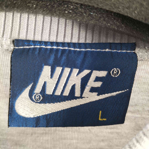 ナイキ NIKE 80s OLD 紺タグ トラック ジャケット ジャージ ロゴ 刺繍 メンズ import:L