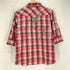 キャバリア CavariA お兄系 平成 チェック ラメ プリント ワッペン ウエスタン 五分袖 シャツ Y2K メンズ 44