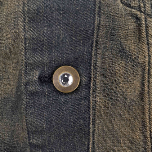 Zoo jean ズージーンズ ファー デニム トラッカー ジャケット Y2K レディース 40