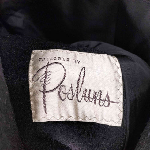 tailored by posluns irving posluns ウール ステンカラーコート レディース