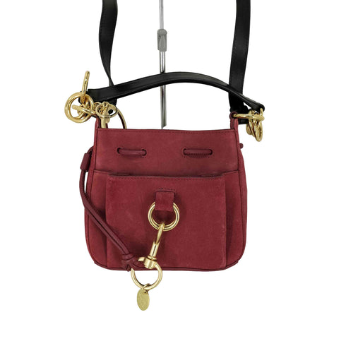 シーバイクロエ SEE BY CHLOE Tony Small Suede Bucket Bag トニー スモール スエード バケットバッグ レディース