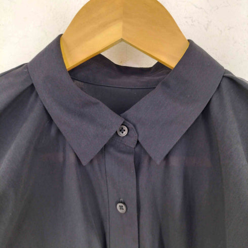 アンクレイヴ uncrave ポリコットン ノースリーブ レギュラーカラー 長袖 シャツ レディース 2