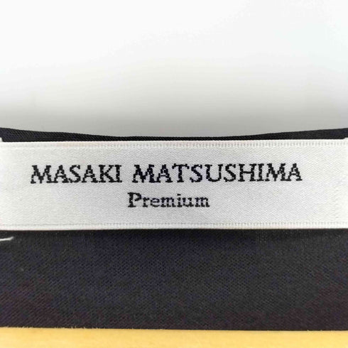 マサキマツシマ MASAKI MATSUSHIMA チュール 7分袖 プリーツ ブラウス レディース 11R