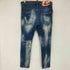ディースクエアード DSQUARED2 SKATER JEAN ダメージ加工 ペイント スキニー デニムパンツ メンズ JPN:46