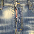 ディースクエアード DSQUARED2 SKATER JEAN ダメージ加工 ペイント スキニー デニムパンツ メンズ JPN:46