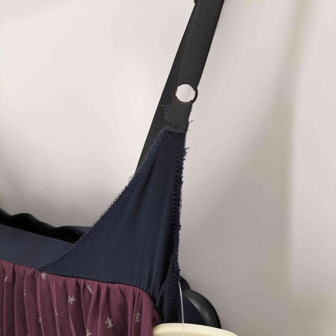 アンダーカバー UNDERCOVER 12SS openstrings オープンストリングス期 総柄 前後切替 プリーツキャミワンピース レディース 1