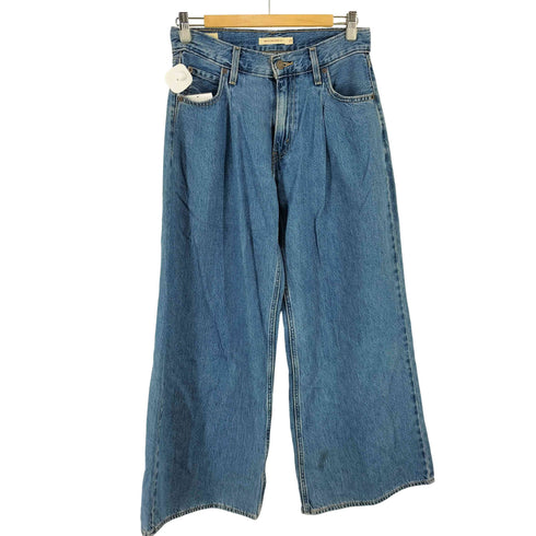 リーバイス Levis BAGGY DAD WIDE LEG PLEATED JEANS バギー ダッド ワイド レッグ プリーツ ジーンズ レディース W25L30