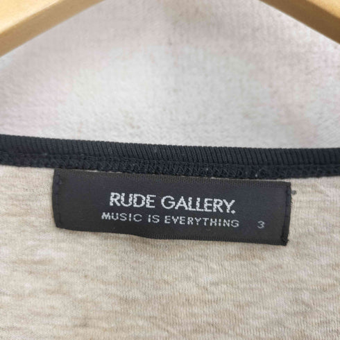 ルードギャラリー RUDE GALLERY Vネックボーダーカットソー メンズ JPN:3
