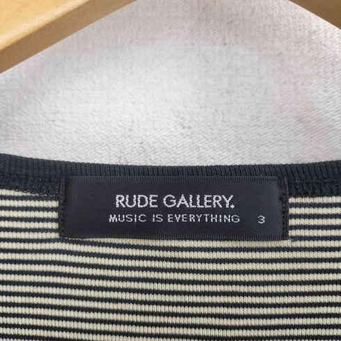 ルードギャラリー RUDE GALLERY Vネックボーダーカットソー メンズ JPN:3