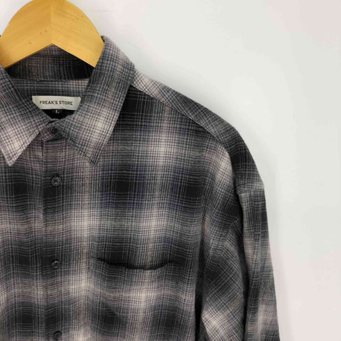 フリークスストア FREAKS STORE オンブレチェック 長袖シャツ メンズ JPN:L