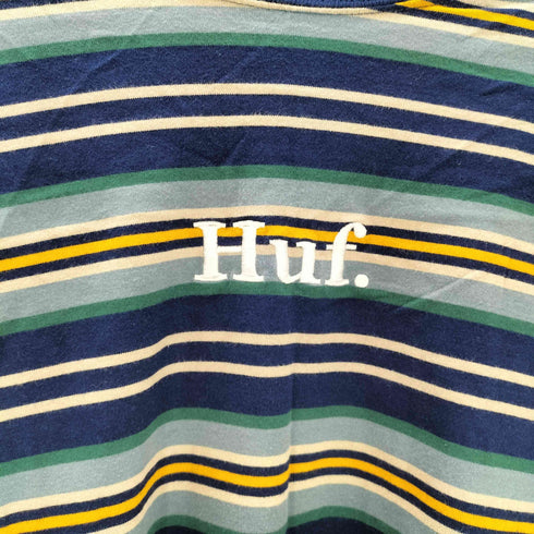 ハフ HUF ロゴ 刺繍 L/S カットソー ロンT Tシャツ メンズ import:S