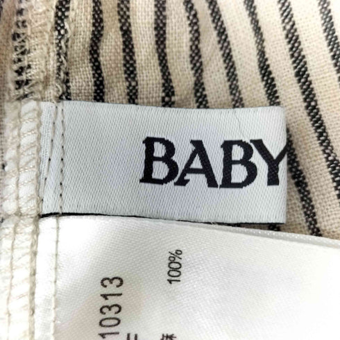 バビロン BABYLONE リネン ストライプ 長袖 シャツ レディース FREE
