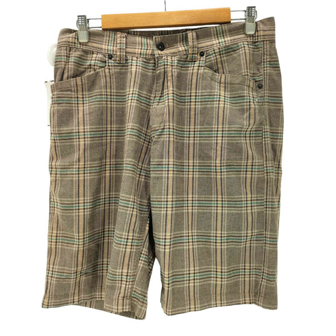 ステューシー Stussy 00S 紺タグ コットン チェック ショーツ ハーフ パンツ メンズ 34