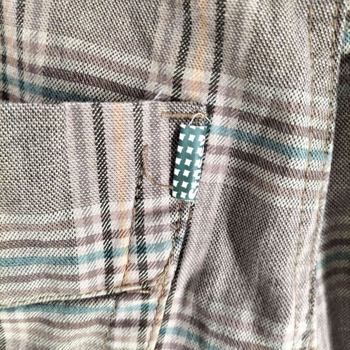 ステューシー Stussy 00S 紺タグ コットン チェック ショーツ ハーフ パンツ メンズ 34