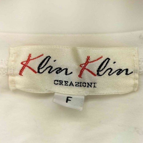 KLIN KLIN クリンクリン ラインストーン クルーネック 半袖Tシャツ Y2K レディース FREE