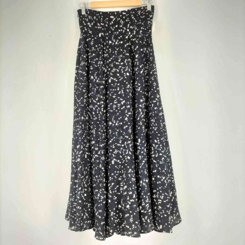 クラネ CLANE DOT FLOWER CIRCULAR SKIRT ドット フラワー サーキュラー スカート レディース JPN:1