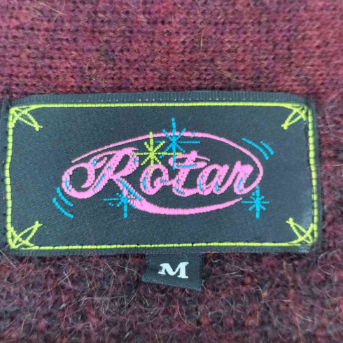 ローター ROTAR シャギーカーディガン 猫目ボタン グランジ メンズ JPN:M