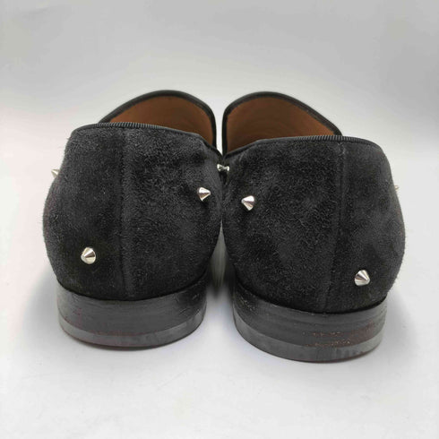 クリスチャンルブタン CHRISTIAN LOUBOUTIN イタリア製 スエード スタッズ レザー スリッポン メンズ EUR:41