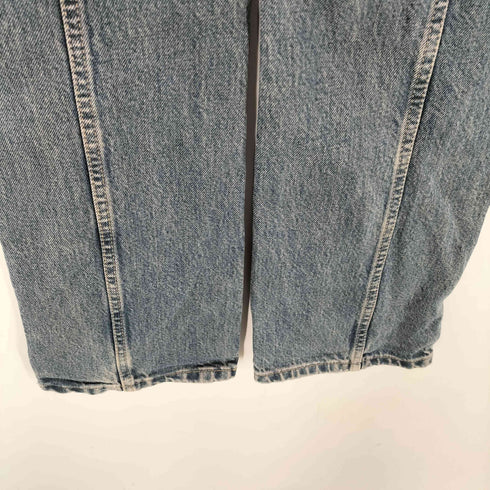 ザラ ZARA センター プレス デニム パンツ ヴィンテージ メイク カラー ミディアム ウォッシュ ハイライズ レディース EUR:34
