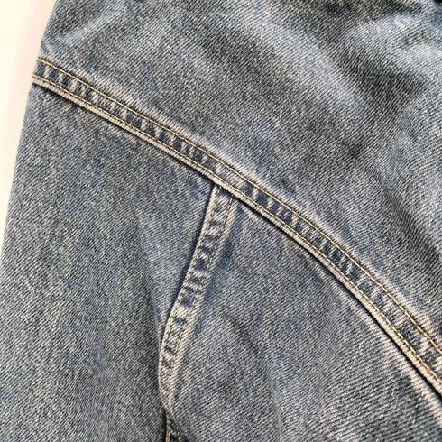 ザラ ZARA センター プレス デニム パンツ ヴィンテージ メイク カラー ミディアム ウォッシュ ハイライズ レディース EUR:34