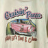 フルーツオブザルーム FRUIT OF THE LOOM 90S USA製 BEST タグ コットン ポリ クラシックカー アメ車 プリント Tシャツ 裾 袖 シングル メンズ import:XL