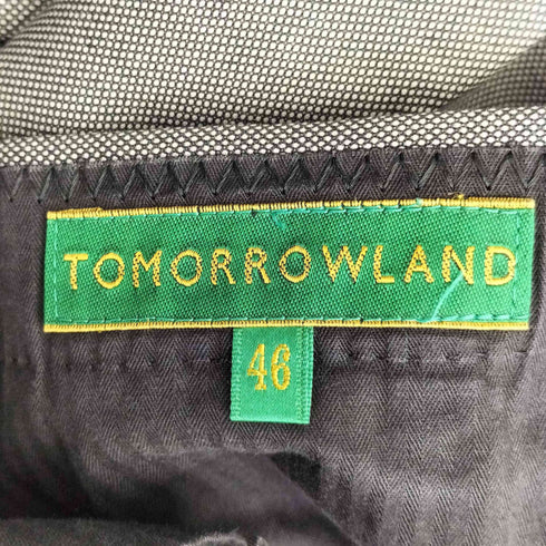 トゥモローランド TOMORROWLAND 背抜き 2B スーツ セットアップ メンズ 46