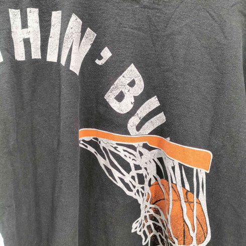 フルーツオブザルーム FRUIT OF THE LOOM 90S USA製 バスケットボール 両面 プリント Tシャツ 裾 袖 シングル コピーライト1993 メンズ import:XL