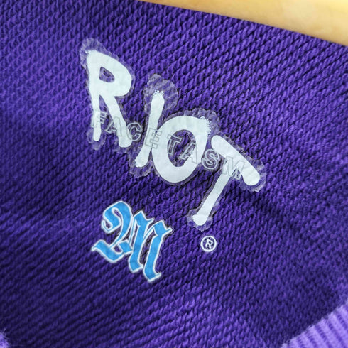 ファセッタズム FACETASM 21AW RIOT ライオット ロゴ プリント スウェット メンズ