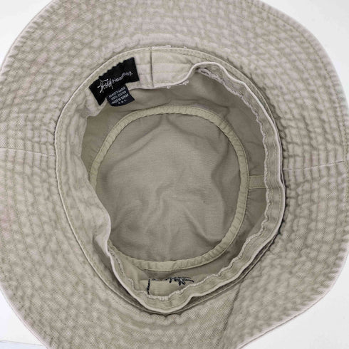 ステューシー Stussy 00s 台湾製 HEAD GEAR コットンツイード バケットハット メンズ L