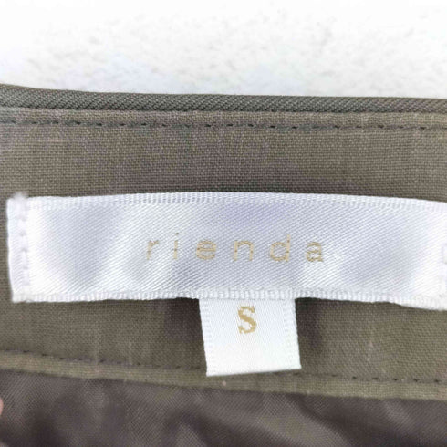 リエンダ rienda アシンメトリープリーツフレアSK レディース S