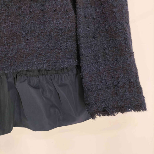 ノーリーズ NOLLEY’S 24SS BISHU JAPAN コットンフラッグツイードクルーネックジャケット レディース JPN:38