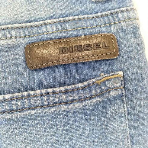 ディーゼル DIESEL WAYKEE SHORT-NE デニムショーツ レディース US:26-27