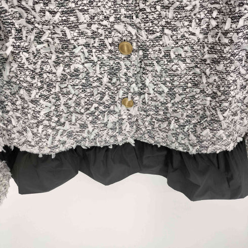 ノーリーズ NOLLEY’S 24SS BISHU JAPAN コットンフラッグツイードクルーネックジャケット レディース JPN:38