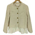 ノーリーズ NOLLEY’S 24SS BISHU JAPAN コットンフラッグツイードクルーネックジャケット レディース JPN:38