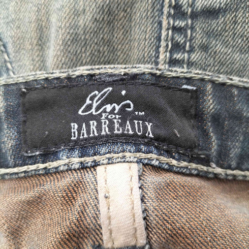 Elvis for BARREAUX USA製 ポケット刺繍 ストレートデニム Y2K メンズ US:32-33