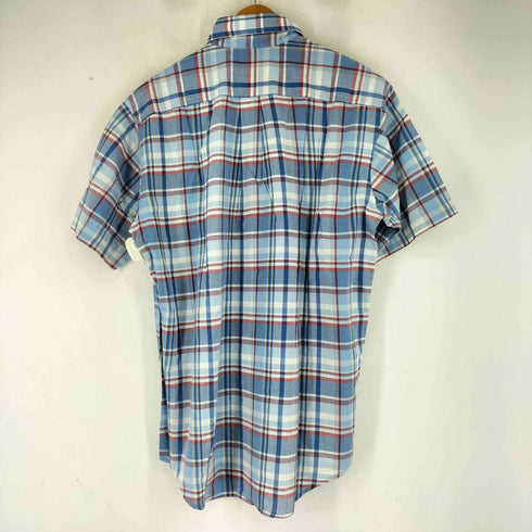 ブルックスブラザーズ BROOKS BROTHERS マドラスチェック ショートスリーブ ボタンダウンシャツ メンズ JPN:M