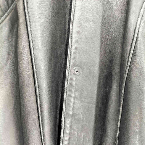 ギャップ Gap 90s 英国製 MAYWEAR社 レザー チェスターコート メンズ import:XS