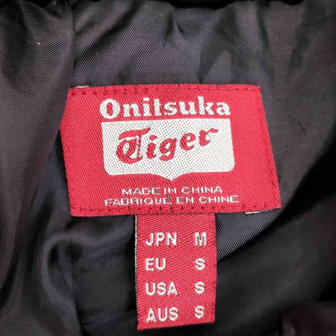 オニツカタイガー ONITSUKA TIGER 背面ロゴ刺繍 ダウンジャケット メンズ JPN:M