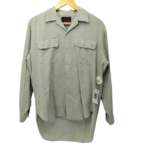 タケオキクチ TAKEO KIKUCHI 80s AFTER WORK フラップポケット マチ付 開襟 オープンカラー シャツ メンズ JPN:2