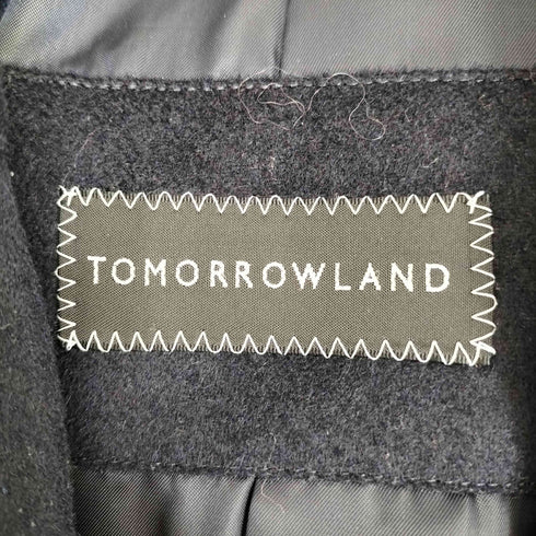 トゥモローランド TOMORROWLAND カシミヤ混 ウール ピーコート メンズ