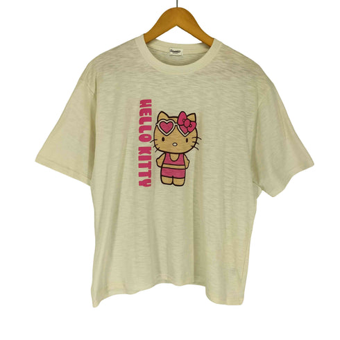 キャラクタープリント ショートスリーブ Tシャツ レディース