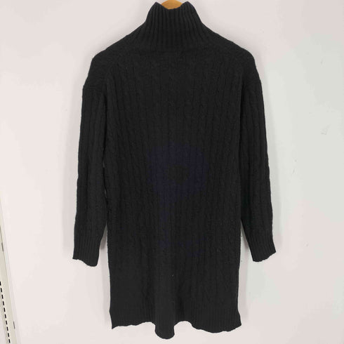 ポロラルフローレン POLO RALPH LAUREN カシミヤ混 スモールポニー刺繍 タートルネック ニットチュニック レディース S