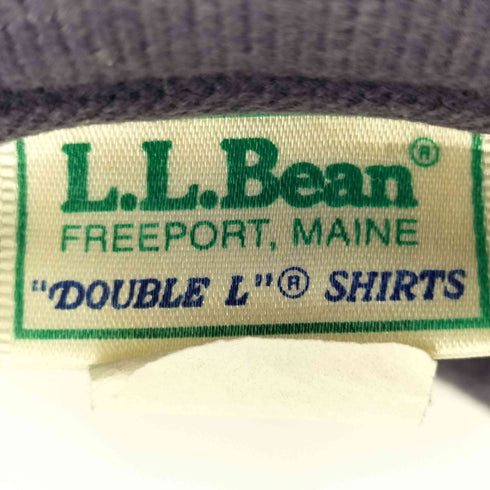 エルエルビーン L.L.Bean 80~90s DOUBLE L SHIRT USA製 ダブル 半袖ポロシャツ メンズ S