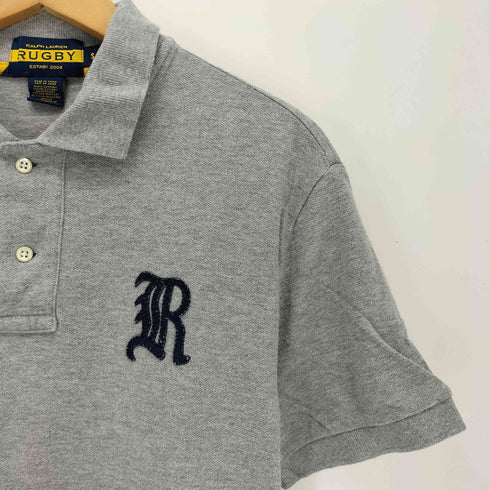 ラグビーラルフローレン Rugby Ralph Lauren 刺繍 半袖ポロシャツ メンズ S