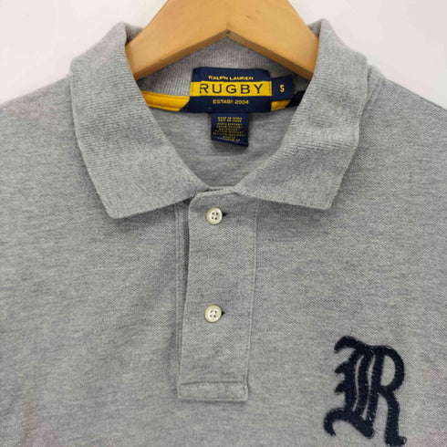 ラグビーラルフローレン Rugby Ralph Lauren 刺繍 半袖ポロシャツ メンズ S