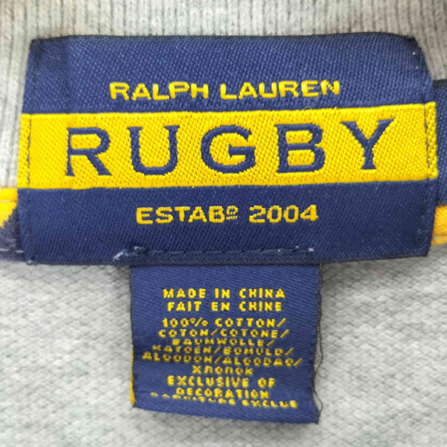ラグビーラルフローレン Rugby Ralph Lauren 刺繍 半袖ポロシャツ メンズ S