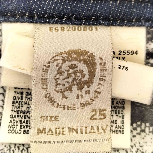 ディーゼル DIESEL ラップ デザイン ボタンフライ セミフレア デニム レディース W25 L32
