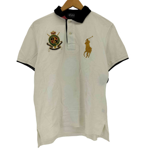ポロバイラルフローレン Polo by RALPH LAUREN ビッグポニー 半袖ポロシャツ メンズ S