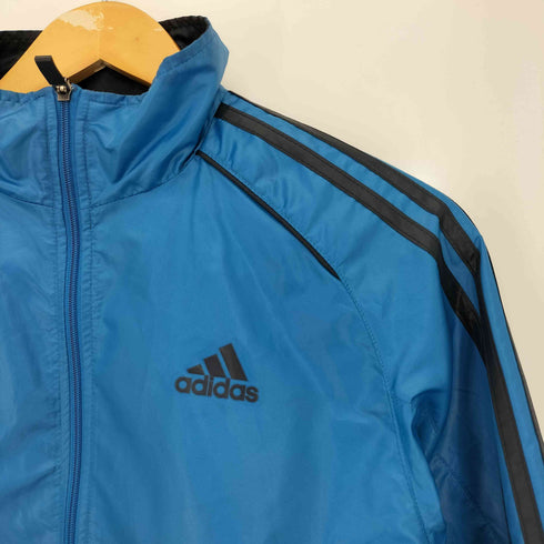 アディダス adidas 00s 万国旗タグ復刻 CLIMA365 ロゴプリント 3ストライプ ナイロンジャケット メンズ JPN:M
