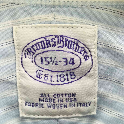 ブルックスブラザーズ BROOKS BROTHERS 長袖 ストライプシャツ メンズ 15 1/2-34